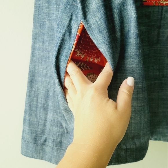 La Plage sweater with hoodie floral‎ plaid with hoodie size XS - Picture 5 of 9